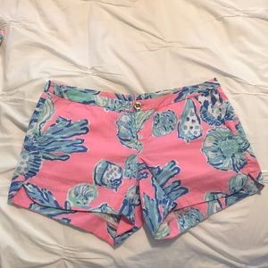 Lilly Pulitzer barefoot princess adie shorts sz2